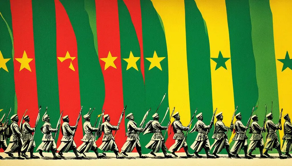 Cameroon flag history