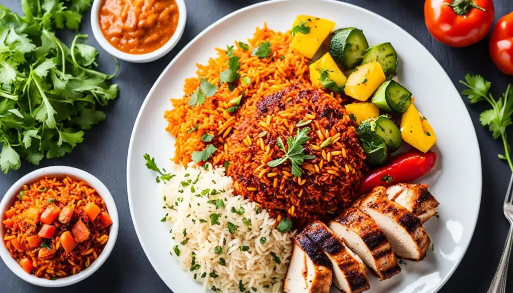 Cameroon jollof rice serving suggestions