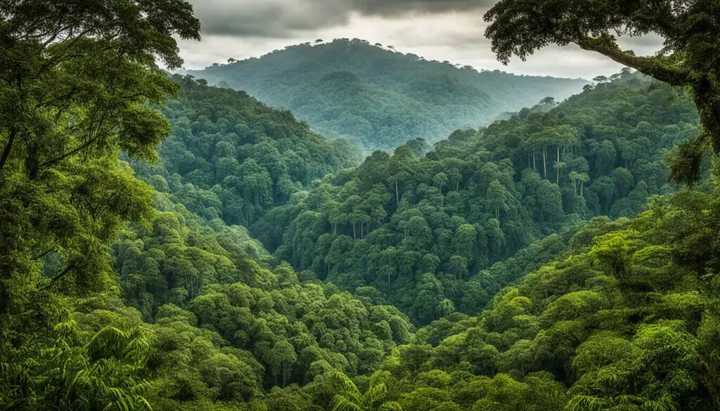 Cameroon jungle habitats