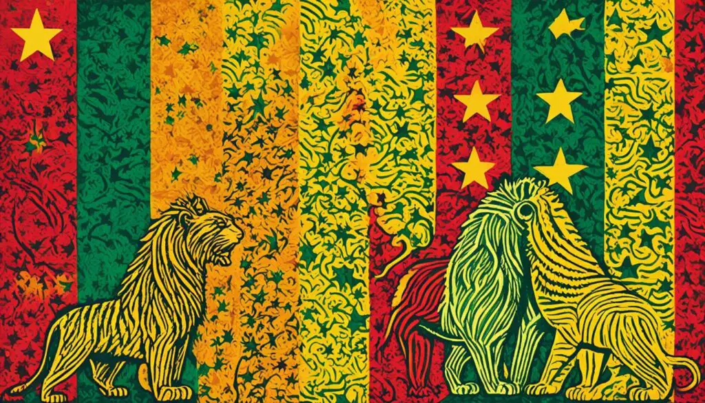 Evolution of Cameroon flag