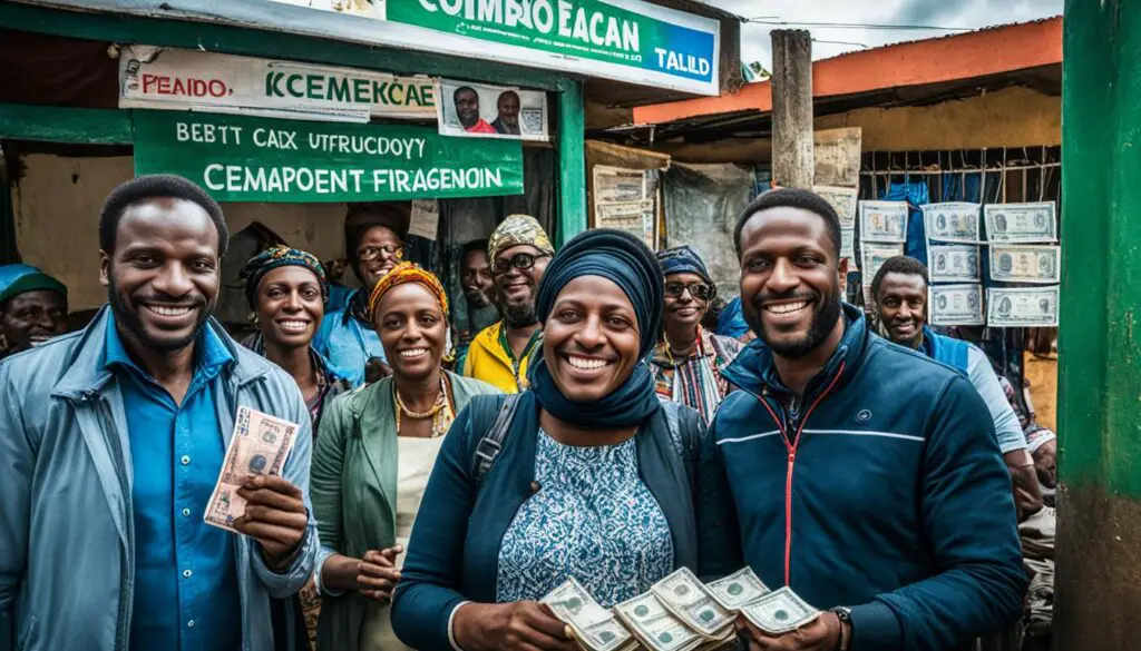 Exchanging currency in Cameroon