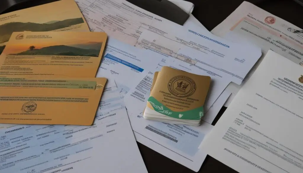 Supporting documents for a Cameroon visa application