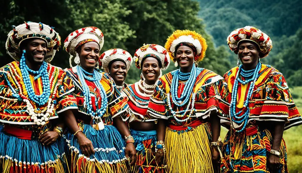 Traditional clothing in Cameroon