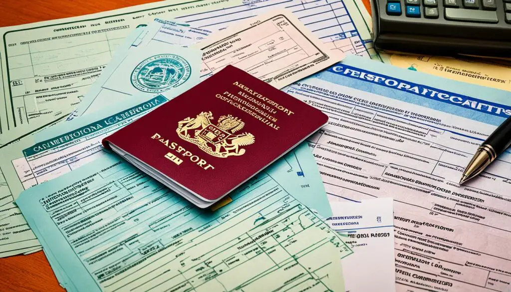 required documents for biometric passport application